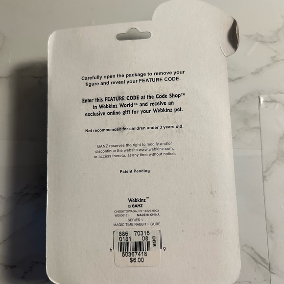 Webkinz Magic Time Rabbit Figurine - Picture 3 of 4
